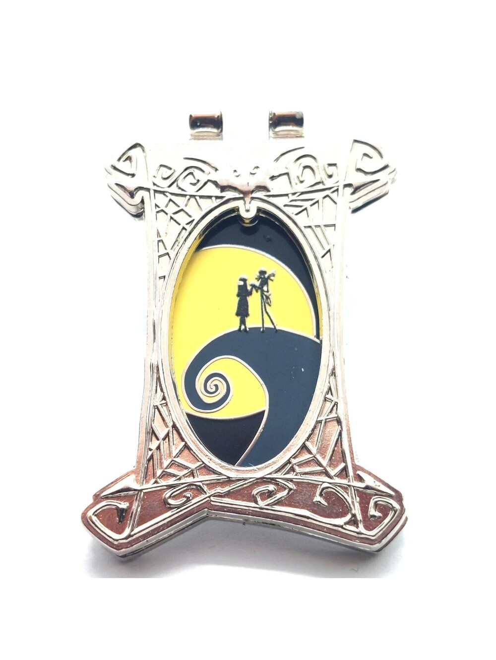 Nightmare Before Christmas Pin Jack Skellington Hinged Locket Disney Boxlunch